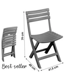 Chaise De Jardin Pliable En Plastique BIRKI