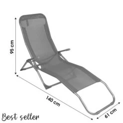 Transat En Polyester Corfou -Pro Jardin Soldes AFD 134560