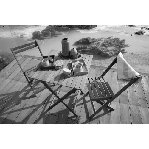 Salon De Jardin 3 Pièces BISTRO Acacia - M29 -Pro Jardin Soldes AFD 154911