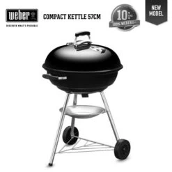 Barbecue Charbon Compact Kettle 57 Cm Weber - 1321004 -Pro Jardin Soldes AFD 158352