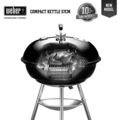 Barbecue Charbon Compact Kettle 57 Cm Weber - 1321004 -Pro Jardin Soldes AFD 158353