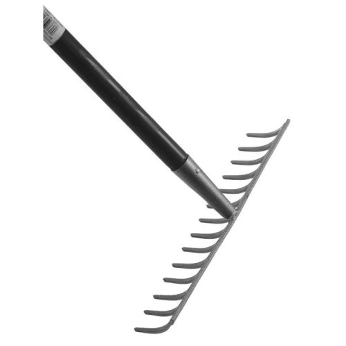 Râteau De Jardin à Douille Conique 14 Dents Cintrées En Acier Avec Manche Tube Composite Mermier - 362514 1 Râteau De Jardin à Douille Conique 14 Dents Cintrées En Acier Avec Manche Tube Composite Mermier - 362514