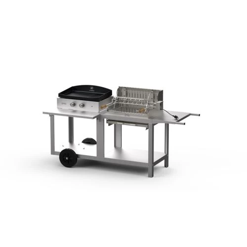 Barbecue MIXTE MENDY ALDE PURE GRILL Lemarquier Inox - MIVMIV2 1 Barbecue MIXTE MENDY ALDE PURE GRILL Lemarquier Inox - MIVMIV2