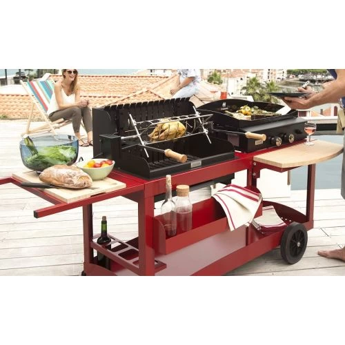 Barbecue MIXTE MENDY ALDE PURE GRILL Lemarquier Rouge Basque - MIVME14V2 2 Barbecue MIXTE MENDY ALDE PURE GRILL Lemarquier Rouge Basque - MIVME14V2 – Image 2
