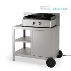 Plancha ALLURE ELECTRIQUE 260 INOX + DESSERTE ALLURE INOX Lemarquier - PDSE260i