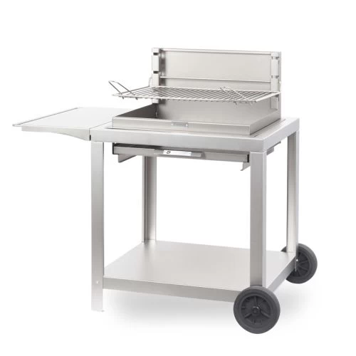 Barbecue MONTORY 61 X 40 Inox Le Marquier + Chariot - BCM61IV2 1 Barbecue MONTORY 61 X 40 Inox Le Marquier + Chariot - BCM61IV2