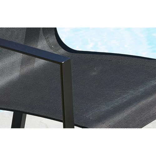 Fauteuil De Jardin MIAMI DCB Garden Noir Et Alu Gris Anthracite - ALU-MIAMI-FT 2 Fauteuil De Jardin MIAMI DCB Garden Noir Et Alu Gris Anthracite - ALU-MIAMI-FT â Image 2