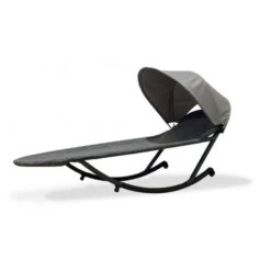 Bain De Soleil HOSSEGOR DCB Garden En Acier Avec Brise-soleil Gris - HOSSEGOR-CL