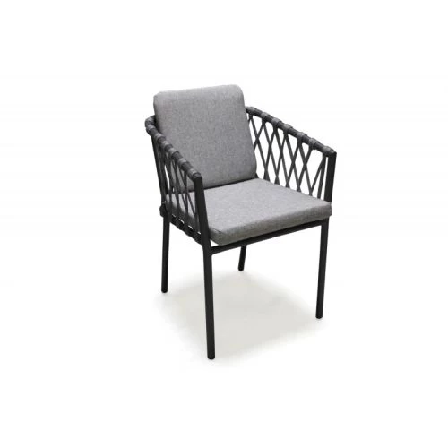 Fauteuil De Jardin PILAT Gris Anthracite DCB Garden - PILAT-FT 1 Fauteuil De Jardin PILAT Gris Anthracite DCB Garden - PILAT-FT