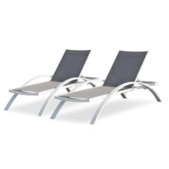 Lot Composé De 2 Bains De Soleil BARCELONA DCB Garden - BARCELONA-CL