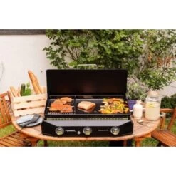 Plancha Gaz à Poser SORIO 3 LXD TWIN Campingaz 73x40 - 3000006767 -Pro Jardin Soldes AFD 190877
